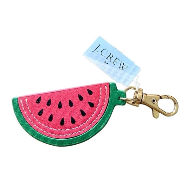 J. Crew Watermelon Bag Charm NWT - Picture 2 of 2
